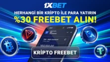 1xbet Kripto Yatırım Bonusu