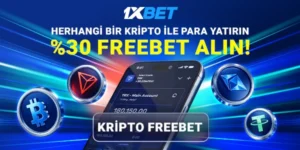 1xbet Kripto Yatırım Bonusu