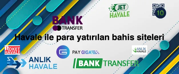 Havale ile para yatırılan bahis siteleri