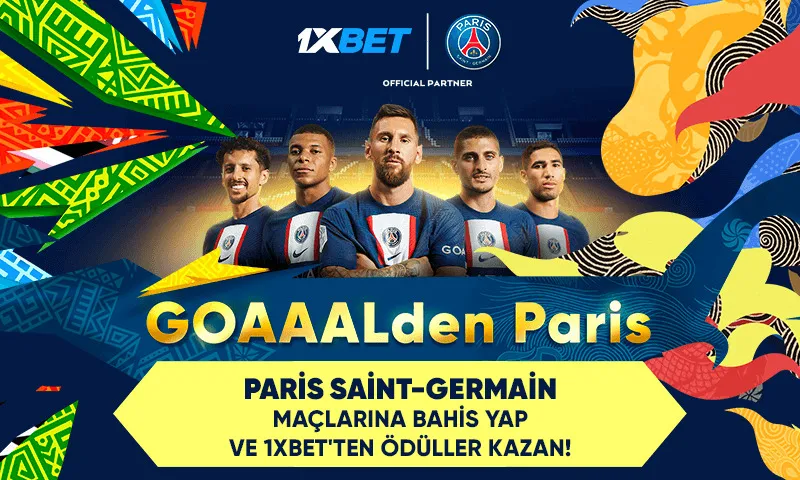 1xBet ve PSG GOAAL Paris Kampanyası